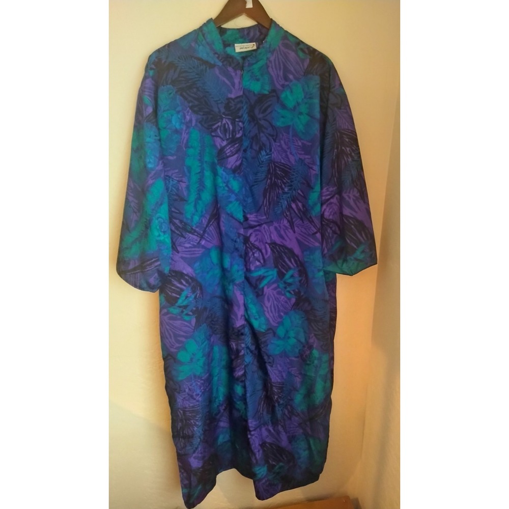Exclusively for You LORD And TAYLOR Nightgown Robe Women's L Multicolor Pockets